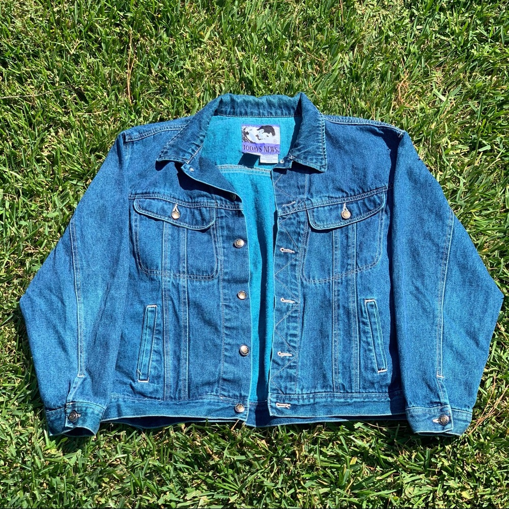 Vintage 1980’s Todays News Denim Jacket